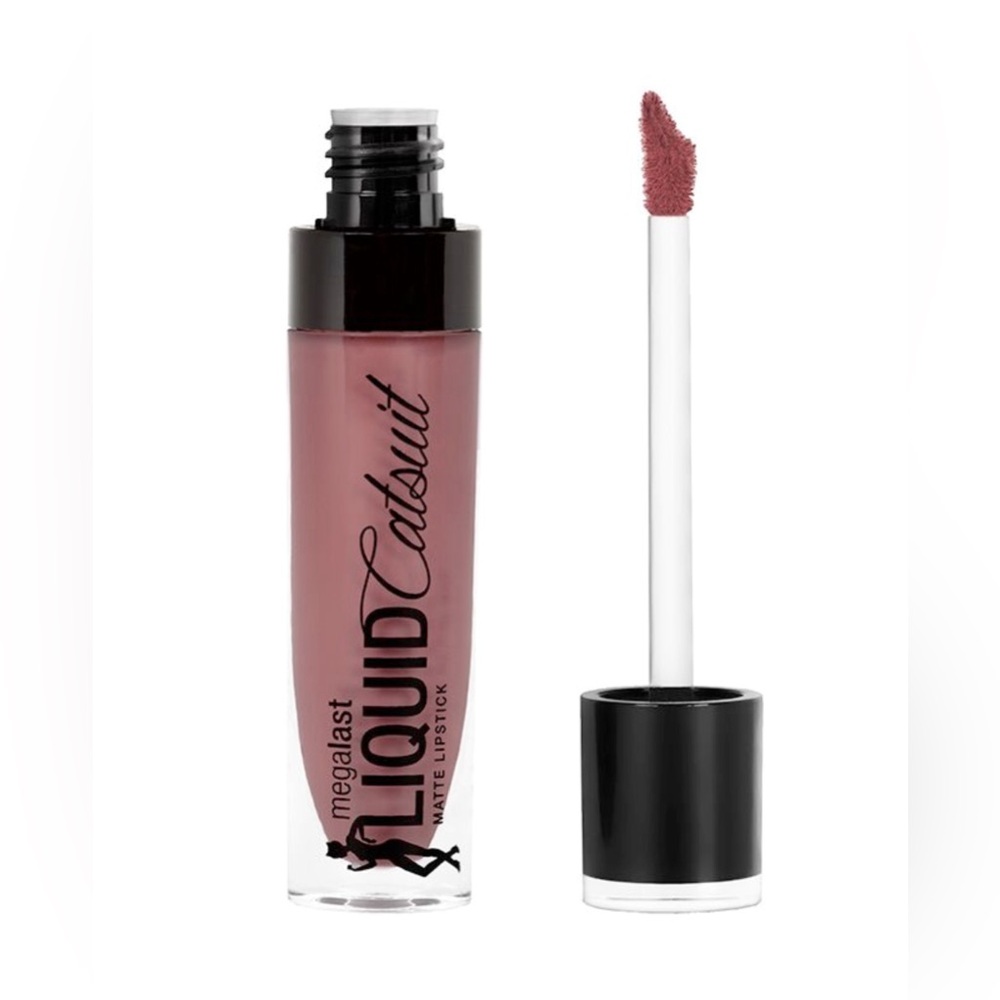 NWT Wet n Wild Megalast Liquid Catsuit Matte Lipstick Rebel Rose